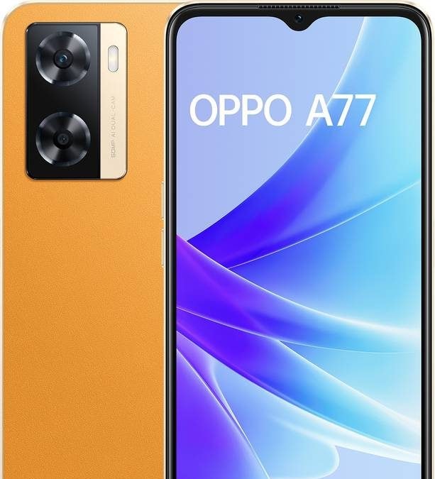 OPPO A77 (Sunset Orange, 128 GB, 4 GB RAM) | Tech2